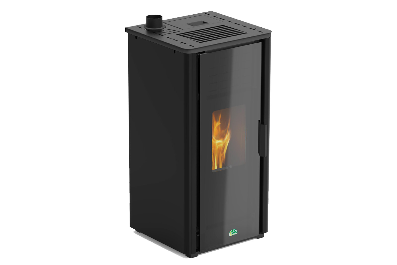 STUFA A PELLET ROSSA