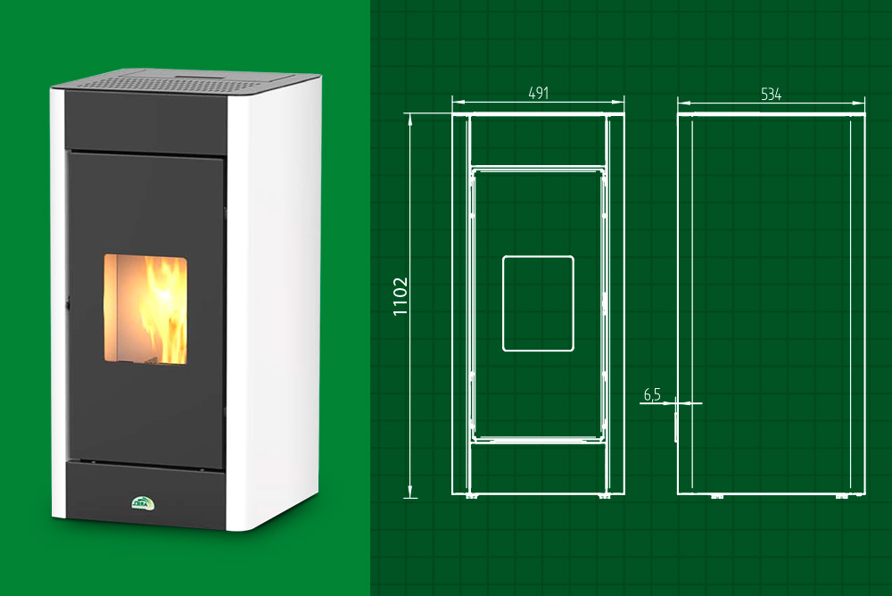 Stufa a pellet Ariel